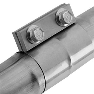 Borla® - Stainless Steel Natural Mill Flat Style Band Clamp (2.5" Diameter)