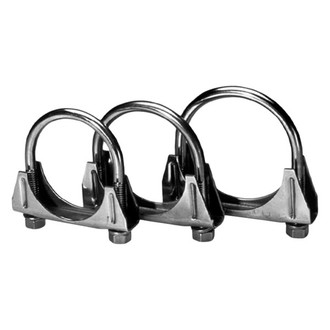 Borla® - 304 SS Natural Mill Saddle Clamp (2.5" Diameter)