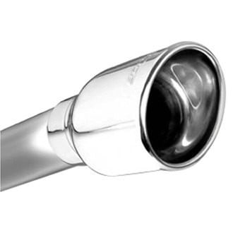 Borla® - Stainless Steel Oval Rolled Edge Angle Cut Polished Exhaust Tip