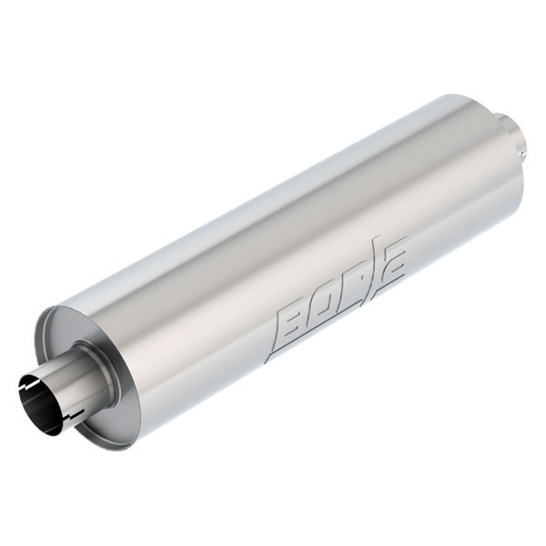 Borla® - S-Type™ Stainless Steel Round Notched Gray Exhaust Muffler