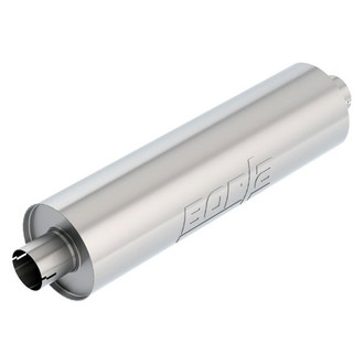 Borla® - Stainless Steel Round Gray Exhaust Muffler