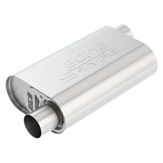 Borla® - S-Type™ Stainless Steel Oval Crate Gray Exhaust Muffler