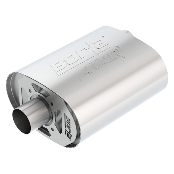 Borla® - ATAK™ Stainless Steel Oval Crate Gray Exhaust Muffler