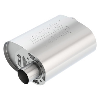 Borla® - ATAK™ Stainless Steel Oval Crate Gray Exhaust Muffler