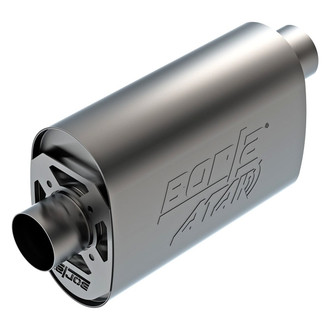 Borla® - ATAK™ Stainless Steel Oval Crate Gray Exhaust Muffler