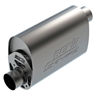 Borla® - S-Type™ 304 SS Oval Exhaust Muffler