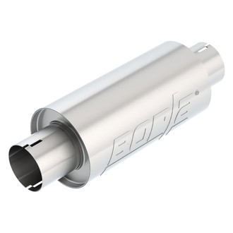 Borla® - T304 Stainless Steel Notched Resonator (2.75" ID, 2.75" OD, 10" Length)
