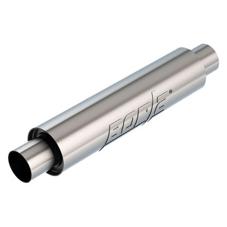Borla® - Low Profile Stainless Steel Round Multi Core Racing Low Profile Gray Exhaust Muffler