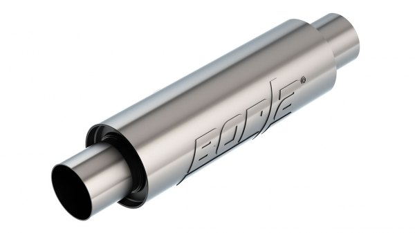 Borla® - Low Profile Stainless Steel Round Multi Core Racing Gray Exhaust Muffler