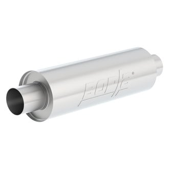 Borla® - XR-1™ Stainless Steel Oval Sportsman Racing Gray Exhaust Muffler (2.5" Center ID, 2.5" Center OD, 15" Length)
