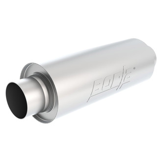 Borla® - XR-1™ Stainless Steel Round Multi Core Racing Gray Exhaust Muffler (3.5" Center ID, 3.5" Center OD, 16" Length)