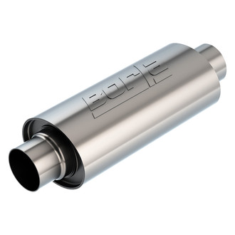 Borla® - XR-1™ Stainless Steel Oval Multi Core Racing Gray Exhaust Muffler (3" Center ID, 3" Center OD, 13.5" Length)
