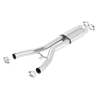 Borla® - Touring™ Stainless Steel Oval Gray Exhaust Muffler Assembly
