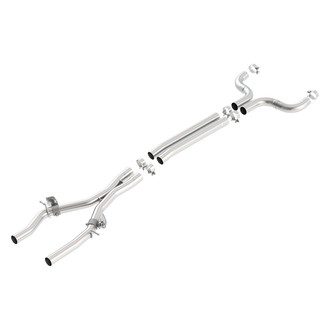 Borla® - Stainless Steel X-Pipe with Mid-Pipes