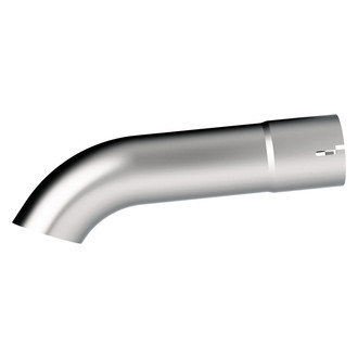 Borla® - 304 SS Turndown Brushed Exhaust Tip