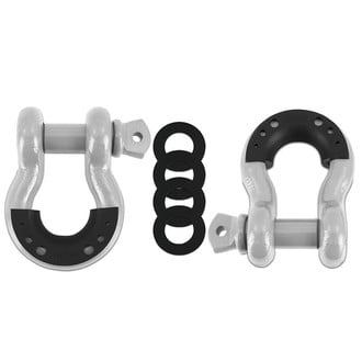 Borne Off-Road® - Gray 3/4 Steel D-Ring Shackle Set