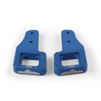 Borne Off-Road® - Micro-Wrinkle Blue Billet Tow Hooks