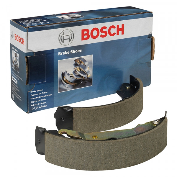 Bosch BS831 Blue Disc Parking Brake Shoe Set - Replacement Brake Shoes For Various Vehicles