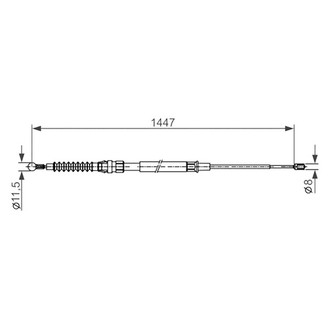 Bosch® - Parking Brake Cable
