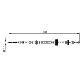 Bosch® - Parking Brake Cable