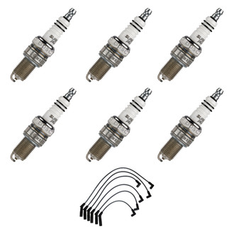 Bosch® - Spark Plug Wire and Spark Plug Kit
