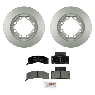 Bosch® - QuietCast™ Premium 1-Piece Brake Kit with Ceramic Brake Pads