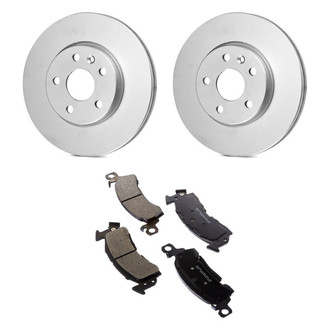 Bosch® - QuietCast™ Premium 1-Piece Brake Kit with Ceramic Brake Pads