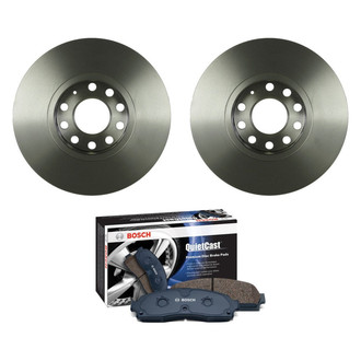 Bosch® - QuietCast™ Premium Front Brake Kit with Organic Pads