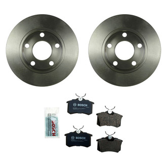 Bosch® - QuietCast™ Premium Rear Brake Kit with Organic Pads