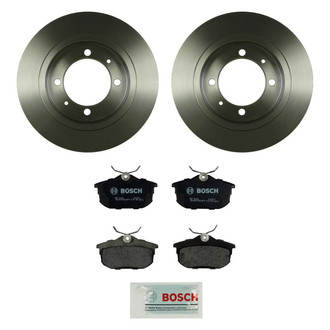Bosch® - QuietCast™ Premium Rear Brake Kit with Organic Pads