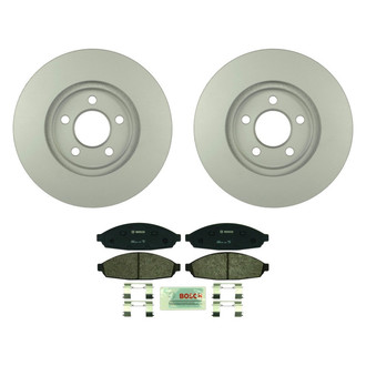 Bosch® - QuietCast™ Premium Front Brake Kit with Organic Pads