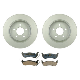 Bosch® - QuietCast™ Premium Rear Brake Kit with Organic Pads