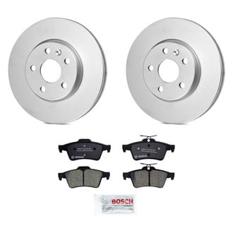 Bosch® - QuietCast™ Premium 1-Piece Brake Kit with Ceramic Brake Pads