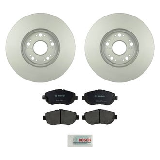 Bosch® - QuietCast™ Premium 1-Piece Brake Kit with Ceramic Brake Pads