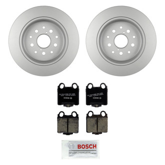 Bosch® - QuietCast™ Premium Rear Brake Kit with Ceramic Pads