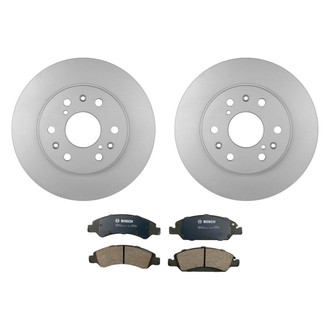 Bosch® - QuietCast™ Premium 1-Piece Brake Kit with Organic Brake Pads