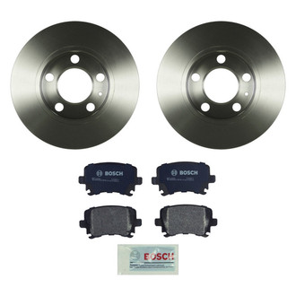 Bosch® - QuietCast™ Premium 1-Piece Brake Kit with Organic Brake Pads