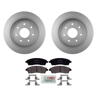 Bosch® - QuietCast™ Premium Rear Brake Kit with Organic Pads