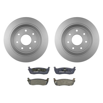 Bosch® - QuietCast™ Premium Rear Brake Kit with Organic Pads