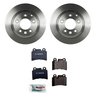 Bosch® - QuietCast™ Premium Rear Brake Kit with Organic Pads