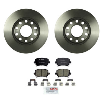 Bosch® - QuietCast™ Premium Rear Brake Kit with Ceramic Pads