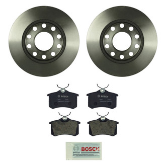 Bosch® - QuietCast™ Premium Rear Brake Kit with Organic Pads