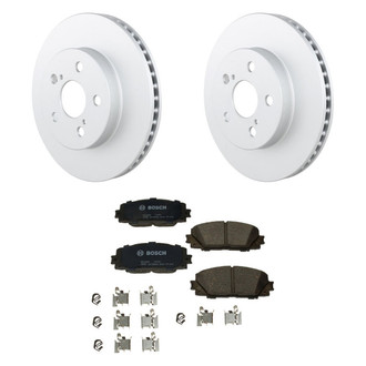 Bosch® - QuietCast™ Premium Front Brake Kit with Ceramic Pads