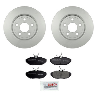 Bosch® - QuietCast™ Premium 1-Piece Brake Kit with Organic Brake Pads