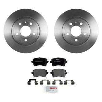 Bosch® - QuietCast™ Premium Rear Brake Kit with Organic Pads