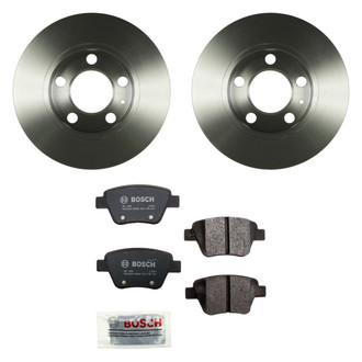 Bosch® - QuietCast™ Premium Rear Brake Kit with Organic Pads