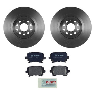 Bosch® - QuietCast™ Premium Rear Brake Kit with Organic Pads