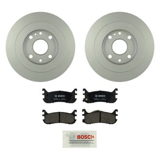 Bosch® - QuietCast™ Premium 1-Piece Brake Kit with Ceramic Brake Pads