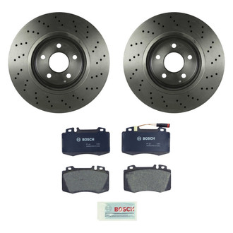 Bosch® - QuietCast™ Premium Front Brake Kit with Organic Pads