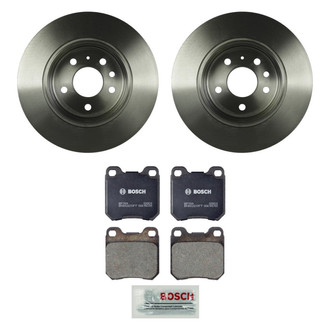 Bosch® - QuietCast™ Premium Rear Brake Kit with Organic Pads